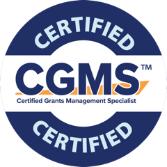 Certified Grants Management Specialist (CGMS) certification